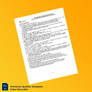 Venezuela CORPOELEC Registration Certificate Template (Word & PDF) 2 page Venezuela CORPOELEC Registration Certificate Template (Word & PDF) 2 page