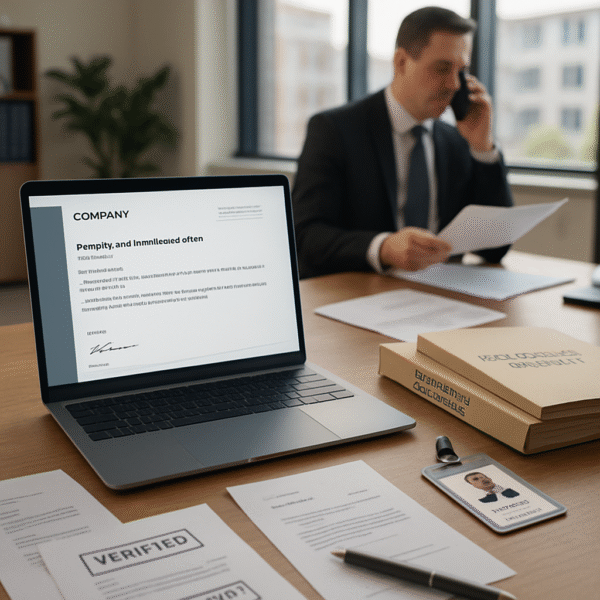 Employment Verification Letter Template: Proof of Job for Banks, Landlords, and More