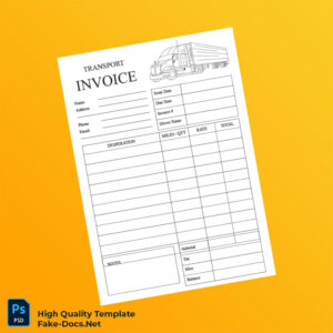 transport invoice Invoice Template in Word and PDF formats transport invoice Invoice Template in Word and PDF formats
