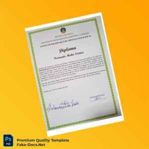 Angola Polytechnic Institute of Geographical Sciences Technical Education Diploma – High Quality Replacement Template