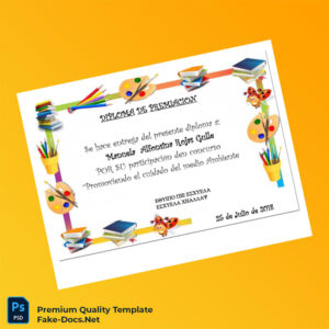 Argentina Environmental Care Award Diploma Template – High Quality Replacement Template 6 Page Argentina Environmental Care Award Diploma Template – High Quality Replacement Template 6 Page