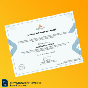 Brazil Anhanguera de Macapá Bachelor of Physiotherapy Template – High Quality Replacement Template 2 Page