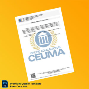 Brazil Centro Universitário Metropolitano da Amazônia Bachelor of Psychology Certificate – High Quality Replacement Template Brazil Centro Universitário Metropolitano da Amazônia Bachelor of Psychology Certificate – High Quality Replacement Template
