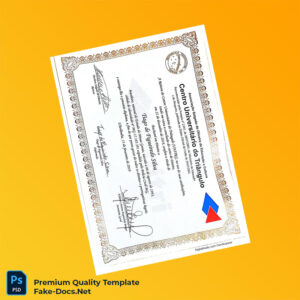 Brazil Centro Universitário do Triângulo Bachelor of Law Diploma – High Quality Replacement Template 2 Page Brazil Centro Universitário do Triângulo Bachelor of Law Diploma – High Quality Replacement Template 2 Page