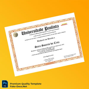 Brazil University Paulista Bachelor of Law Template – High Quality Replacement Template 2 Page Brazil University Paulista Bachelor of Law Template – High Quality Replacement Template 2 Page