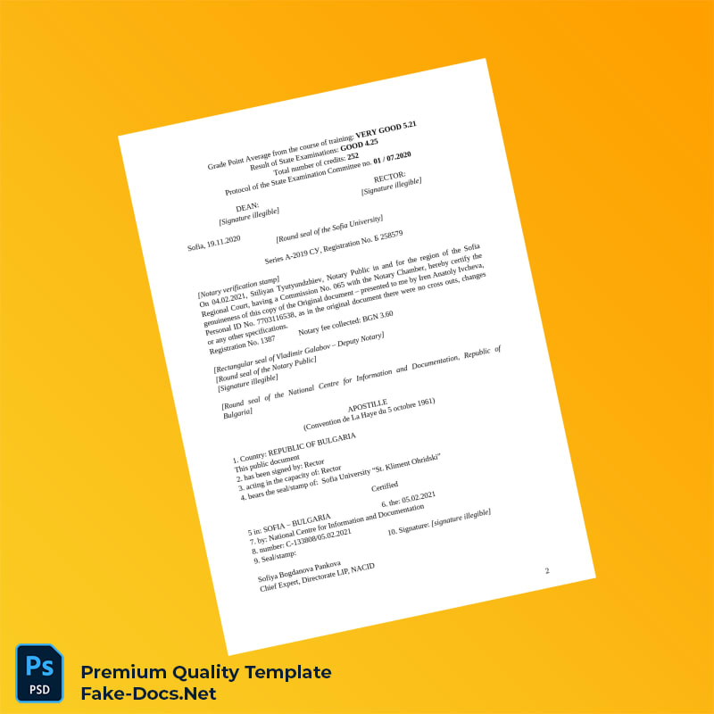 Bulgaria Sofia University Bachelor of Science in Economics and Finance Template – High Quality Replacement Template 3 Page Bulgaria Sofia University Bachelor of Science in Economics and Finance Template – High Quality Replacement Template 3 Page