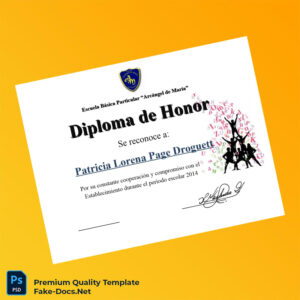 Chile Escuela Básica Particular Arcángel de María Honor Diploma Template – High Quality Replacement Template 2 Page Chile Escuela Básica Particular Arcángel de María Honor Diploma Template – High Quality Replacement Template 2 Page