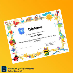 Chile Saint George School Educational Recognition Diploma Template – High Quality Replacement Template Chile Saint George School Educational Recognition Diploma Template – High Quality Replacement Template