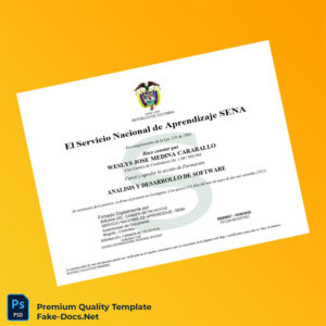 Colombia Servicio Nacional de Aprendizaje SENA Analysis and Development of Software Diploma – High Quality Replacement Template Colombia Servicio Nacional de Aprendizaje SENA Analysis and Development of Software Diploma – High Quality Replacement Template