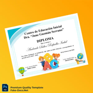 Ecuador Centro de Educación Inicial _June Guzmán Serrano_ Diploma – High Quality Replacement Template Ecuador Centro de Educación Inicial _June Guzmán Serrano_ Diploma – High Quality Replacement Template