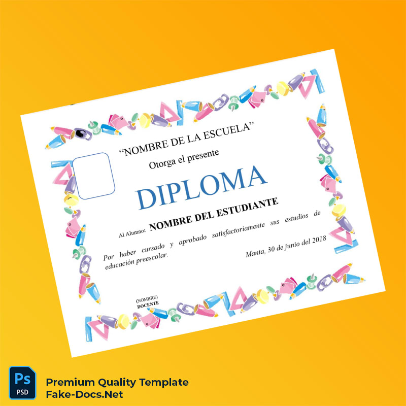Ecuador Educational Institution Diploma Template – High Quality Replacement Template PDF & Word 8 Page Ecuador Educational Institution Diploma Template – High Quality Replacement Template PDF & Word 8 Page
