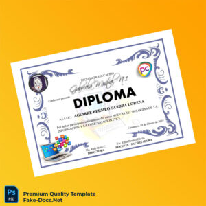 Ecuador Gabriela Mistral School Diploma in New Information and Communication Technologies – High Quality Replacement Template Ecuador Gabriela Mistral School Diploma in New Information and Communication Technologies – High Quality Replacement Template