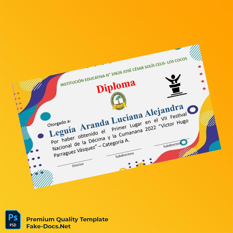 Ecuador José César Solís Celis Educational Institution Diploma Template – High Quality Replacement Template 3 Page Ecuador José César Solís Celis Educational Institution Diploma Template – High Quality Replacement Template 3 Page