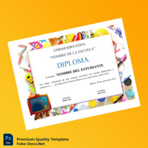 Ecuador Unidad Educativa Nombre de la Escuela Diploma Template – High Quality Replacement Template 8 Page Ecuador Unidad Educativa Nombre de la Escuela Diploma Template – High Quality Replacement Template 8 Page