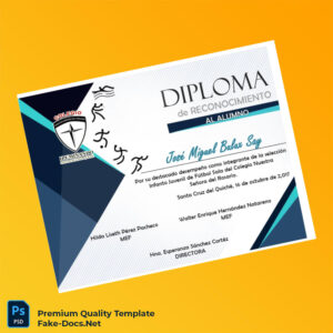 Guatemala Colegio Iluminando Diploma of Recognition – High Quality Replacement Template Guatemala Colegio Iluminando Diploma of Recognition – High Quality Replacement Template
