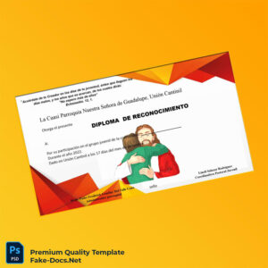 Guatemala Cuasi Parroquia Nuestra Señora de Guadalupe Diploma of Recognition – High Quality Replacement Template Guatemala Cuasi Parroquia Nuestra Señora de Guadalupe Diploma of Recognition – High Quality Replacement Template