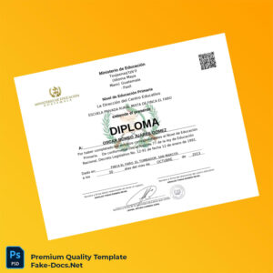 Guatemala Finca El Faro Primary School Primary Education Diploma – High Quality Replacement Template 2 Page Guatemala Finca El Faro Primary School Primary Education Diploma – High Quality Replacement Template 2 Page