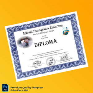 Guatemala Iglesia Evangélica Emanuel Baptism Diploma Template – High Quality Replacement Template Guatemala Iglesia Evangélica Emanuel Baptism Diploma Template – High Quality Replacement Template