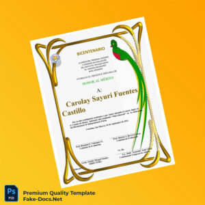 Guatemala Instituto Privado Mixto Bachelor of Honor Diploma Template – High Quality Replacement Template 2 Page Guatemala Instituto Privado Mixto Bachelor of Honor Diploma Template – High Quality Replacement Template 2 Page