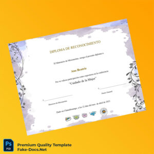 Guatemala Ministerio de Misioneritas Recognition Diploma Template – High Quality Replacement Template Guatemala Ministerio de Misioneritas Recognition Diploma Template – High Quality Replacement Template