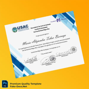 Guatemala University of San Carlos of Guatemala Participation Diploma – High Quality Replacement Template Guatemala University of San Carlos of Guatemala Participation Diploma – High Quality Replacement Template