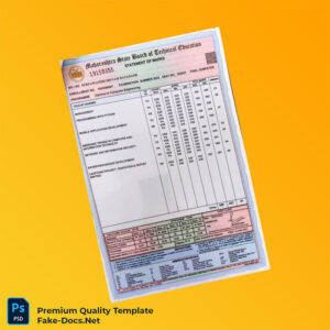 India Maharashtra State Board of Technical Education Diploma in Computer Engineering Template – High Quality Replacement Template India Maharashtra State Board of Technical Education Diploma in Computer Engineering Template – High Quality Replacement Template