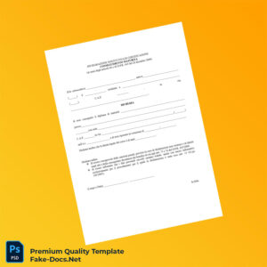 Italy Autocertificazione Diploma Maturità Template – High Quality Replacement Template Italy Autocertificazione Diploma Maturità Template – High Quality Replacement Template