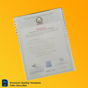 Kenya Thika Institute of Technology Diploma in Technical Education Program Certificate – High Quality Replacement Template Kenya Thika Institute of Technology Diploma in Technical Education Program Certificate – High Quality Replacement Template