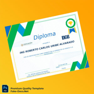 Mexico Instituto Educativo Diploma Template – High Quality Replacement Template 2 Page Mexico Instituto Educativo Diploma Template – High Quality Replacement Template 2 Page