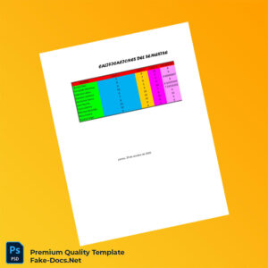 Mexico MJBC High School Diploma Template – High Quality Replacement Template 2 Page Mexico MJBC High School Diploma Template – High Quality Replacement Template 2 Page