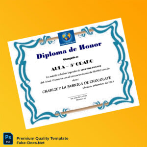 Peru Colegio Nuevo Mundo Honor Diploma Template – High Quality Replacement Template Peru Colegio Nuevo Mundo Honor Diploma Template – High Quality Replacement Template