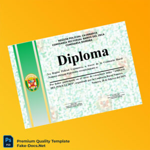 Peru Comisaria Rural Namora Diploma of Recognition 2019 Template – High Quality Replacement Template Peru Comisaria Rural Namora Diploma of Recognition 2019 Template – High Quality Replacement Template