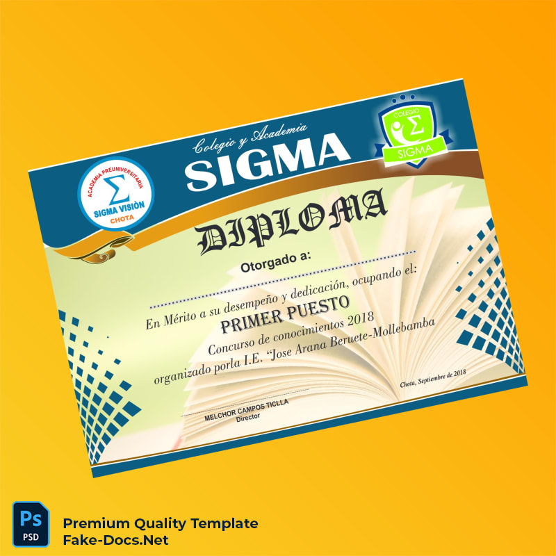 Peru Instituto Educativo José Arana Beruete-Mollebamba Diploma Template – High Quality Replacement Template 5 Page Peru Instituto Educativo José Arana Beruete-Mollebamba Diploma Template – High Quality Replacement Template 5 Page