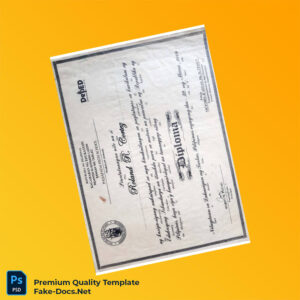 Philippines DepEd Department of Education High School Diploma Template – High Quality Replacement Template Philippines DepEd Department of Education High School Diploma Template – High Quality Replacement Template