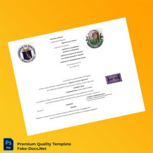 Philippines Tanauan City Integrated High School Senior High School Diploma – High Quality Replacement Template 2 Page Philippines Tanauan City Integrated High School Senior High School Diploma – High Quality Replacement Template 2 Page