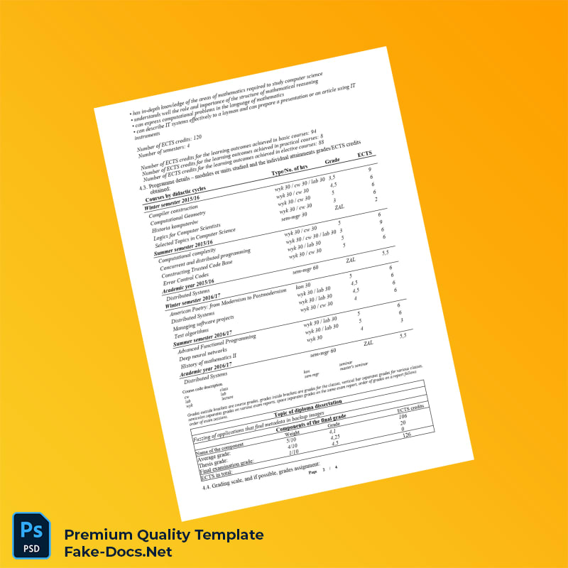 Poland University of Warsaw Master of Science in Computer Science Template – High Quality Replacement Template 4 Page Poland University of Warsaw Master of Science in Computer Science Template – High Quality Replacement Template 4 Page
