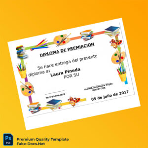 Spain Diploma Award Certificate – High Quality Replacement Template Spain Diploma Award Certificate – High Quality Replacement Template