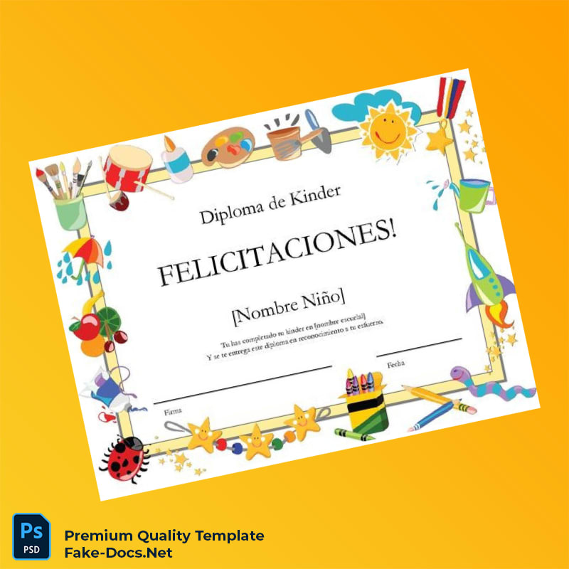 Spain Diploma de Student Participation Template – High Quality Replacement Template 2 Page Spain Diploma de Student Participation Template – High Quality Replacement Template 2 Page