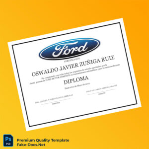 USA Ford Motor Company Diploma in Automatic Transmissions – High Quality Replacement Template USA Ford Motor Company Diploma in Automatic Transmissions – High Quality Replacement Template