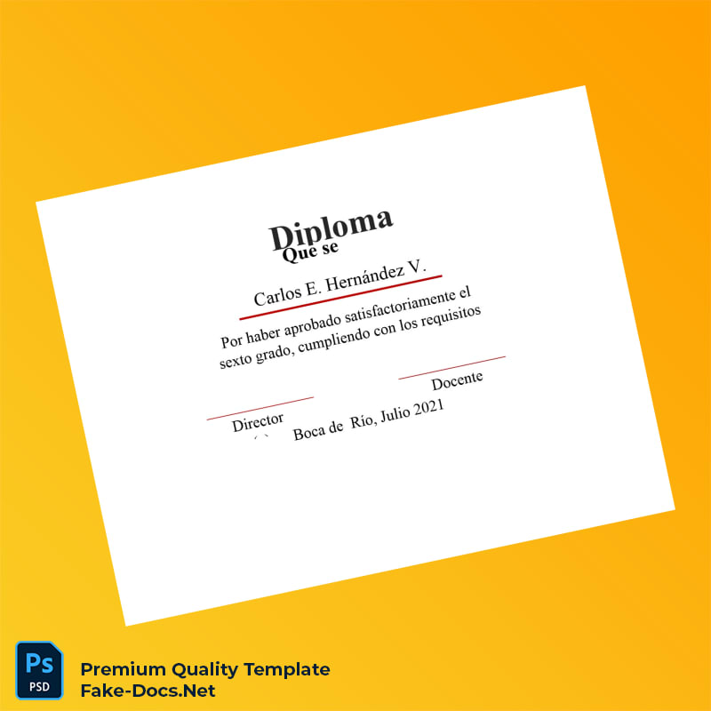 Venezuela E. B. N. B. Monseñor Nicolás Eugenio Navarro High School Diploma – High Quality Replacement Template 2 Page Venezuela E. B. N. B. Monseñor Nicolás Eugenio Navarro High School Diploma – High Quality Replacement Template 2 Page
