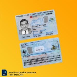 driver licence, passport, utility bill psd temolate switzerland id template in psd format fully editable with all fonts template printable template 300x300 - driver licence, passport, utility bill psd temolate