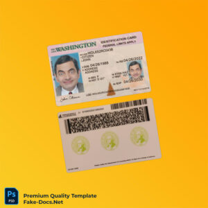 USA Washington ID card PSD template – High Quality Replacement Template (PSD) USA Washington ID card PSD template – High Quality Replacement Template (PSD)